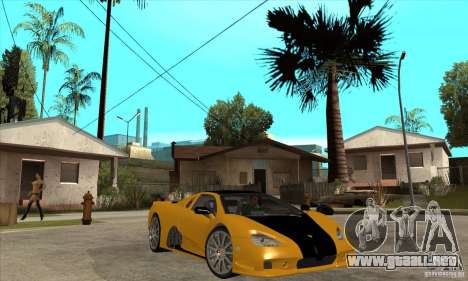 SSC Ultimate Aero FM3 version para GTA San Andreas