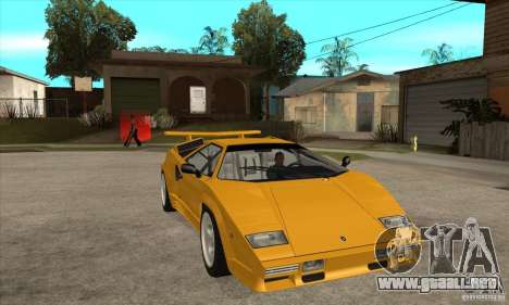 Lamborghini Countach para GTA San Andreas