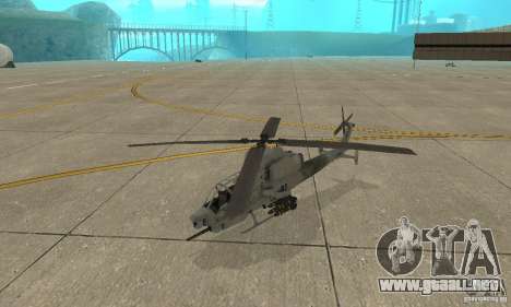 Hunter - AH-1Z Cobra para GTA San Andreas