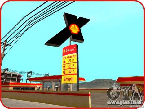 Nueva estación de servicio Shell para GTA San Andreas