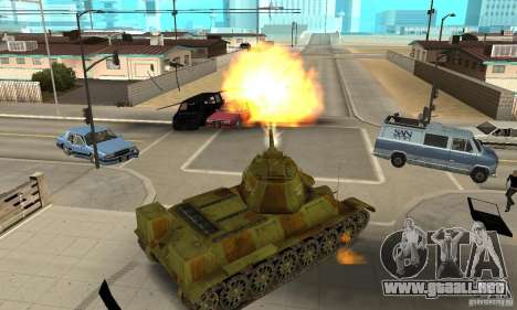 Tanque T-34/76 para GTA San Andreas