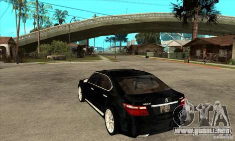 Lexus LS460L 2010 para GTA San Andreas