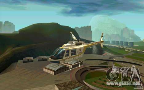 Bell 206 B Police texture4 para GTA San Andreas