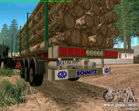 Trailer de Kamaz 65117 para GTA San Andreas