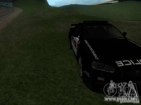 Nissan Skyline R34 Police para GTA San Andreas