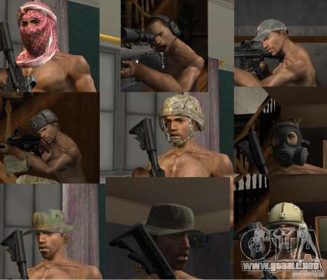 Sombreros de Call of Duty 4: Modern Warfare para GTA San Andreas