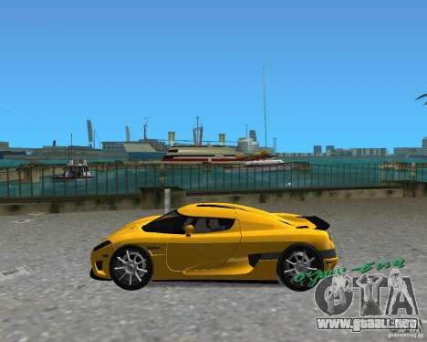 Koenigsegg CCX para GTA Vice City