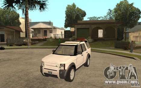 Land Rover Discovery 3 V8 para GTA San Andreas