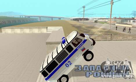 Policía UAZ para GTA San Andreas