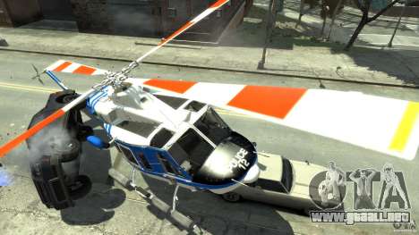 Bell412/NYPD Air Sea Rescue Helicopter para GTA 4