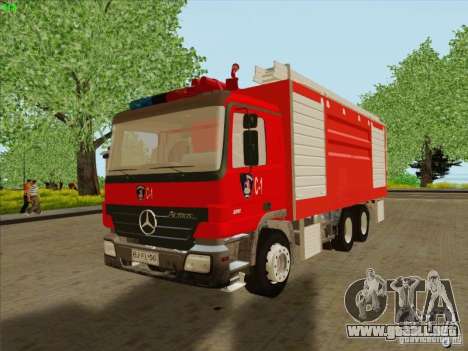 Mercedes Benz Actros Bomberos C1 para GTA San Andreas