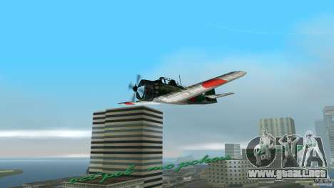 Zero Fighter Plane para GTA Vice City