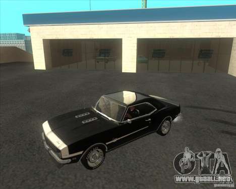 Chevrolet Camaro RSSS 396 1968 (fixed) para GTA San Andreas