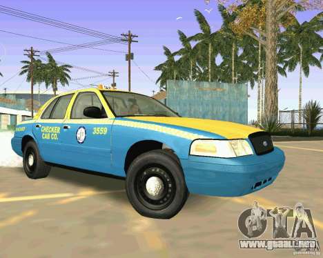 Ford Crown Victoria 2003 Taxi Cab para GTA San Andreas