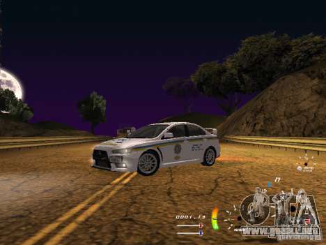 Mitsubishi Lancer Evolution X DPS para GTA San Andreas