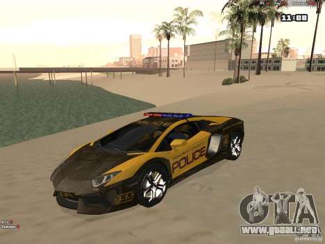 Lamborghini Aventador LP700-4 Police para GTA San Andreas