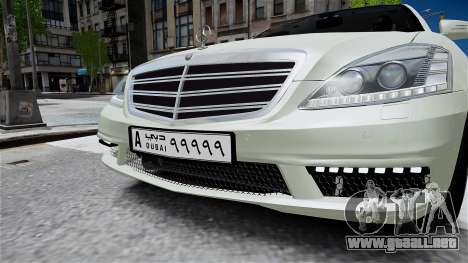 Mercedes-Benz S65 AMG LONG 2010 para GTA 4