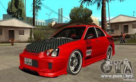 Subaru Impreza 2005 Tuned para GTA San Andreas