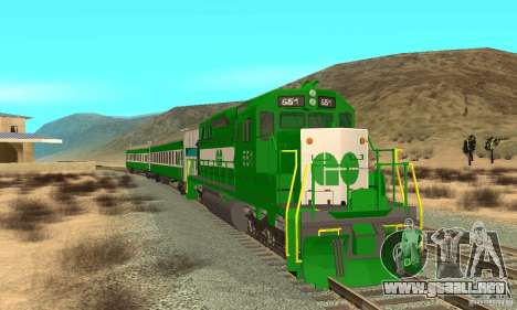 THE GO Transit Train para GTA San Andreas