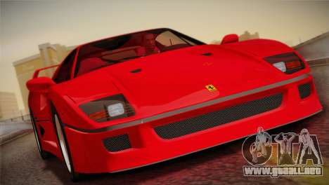 Ferrari F40 1987 para GTA San Andreas