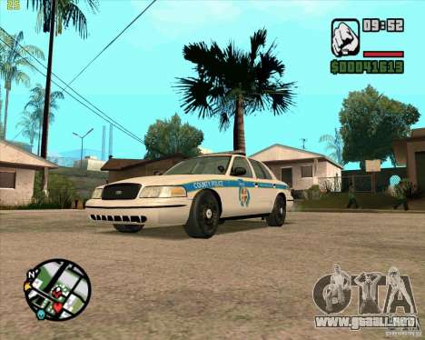 Ford Crown Victoria Baltmore County Police para GTA San Andreas