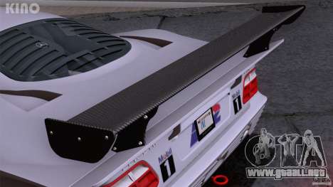 Mercedes-Benz CLK GTR Road Carbon Spoiler para GTA San Andreas