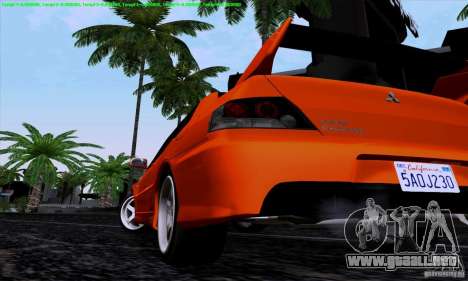 Mitsubishi Lancer Evolution IX 2006 para GTA San Andreas