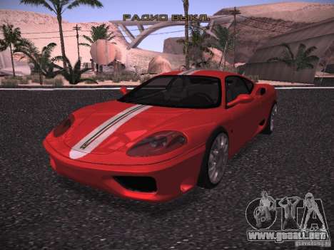 Ferrari 360 Modena para GTA San Andreas