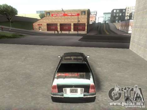 Lincoln Town car sedan para GTA San Andreas