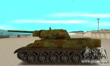 Tanque T-34/76 para GTA San Andreas