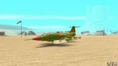 F-104 Starfighter Super (verde) para GTA San Andreas
