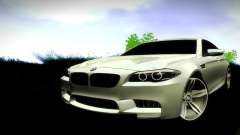 BMW M5 F10 silver para GTA San Andreas