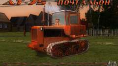 Tractor DT-75 cartero para GTA San Andreas
