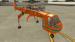 Sikorsky Air-Crane S-64E para GTA San Andreas