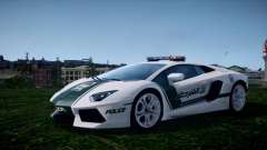 Lamborghini Aventador LP700-4 Dubai Police v1.0 para GTA 4