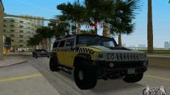 Hummer H2 SUV Taxi para GTA Vice City