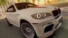 BMW X6 Hamann blanco para GTA San Andreas