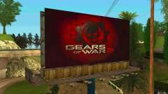 Vallas publicitarias en GEARS OF WAR para GTA San Andreas