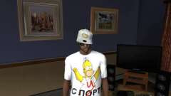 Camiseta con Homer para GTA San Andreas