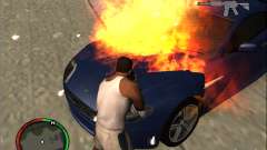 Auto extinguir un extintor de incendios para GTA San Andreas