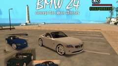 BMW Z4 blanco para GTA San Andreas