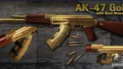 [Point Blank] AK47 Gold para GTA San Andreas