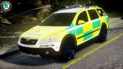 Skoda Octavia Scout Paramedic [ELS] para GTA 4