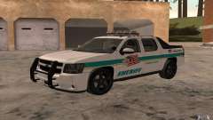 Chevrolet Avalanche Orange County Sheriff para GTA San Andreas