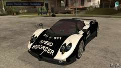 Pagani Zonda F Speed Enforcer BETA para GTA San Andreas