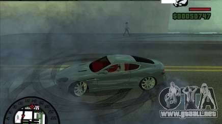 Humo saliendo debajo de las ruedas, como NFS ProStreet para GTA San Andreas