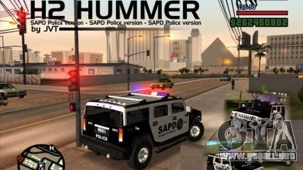 AMG H2 HUMMER SUV SAPD Police para GTA San Andreas