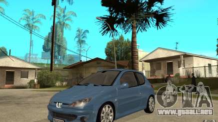 Peugeot 206 GTi - Stock para GTA San Andreas