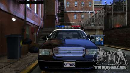 Ford Crown Victoria LAPD v1.1 [ELS] para GTA 4