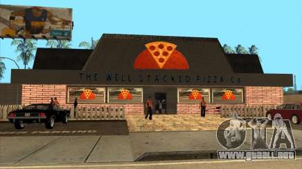 Pizzeria nueva en IdelWood para GTA San Andreas